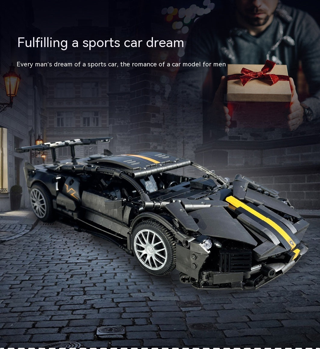 1 To 14 Racing Car Children's Educational Small Building Blocks Toy