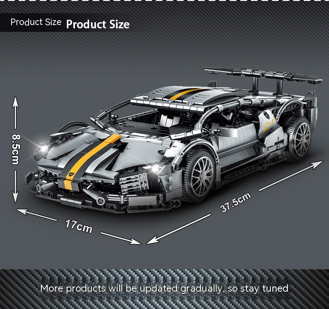 1 To 14 Racing Car Children's Educational Small Building Blocks Toy